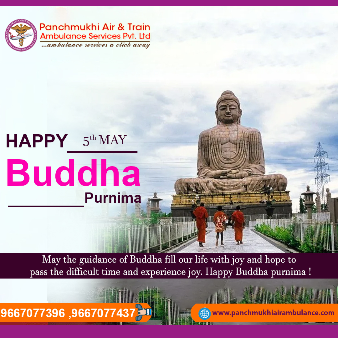 Panchmukhi Air Ambulance Extends Greetings on the Occasion of Buddha Purnima