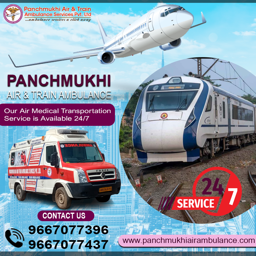 Panchmukhi Air and Train Ambulance is Considered Essential in Relocating Patients to Safety