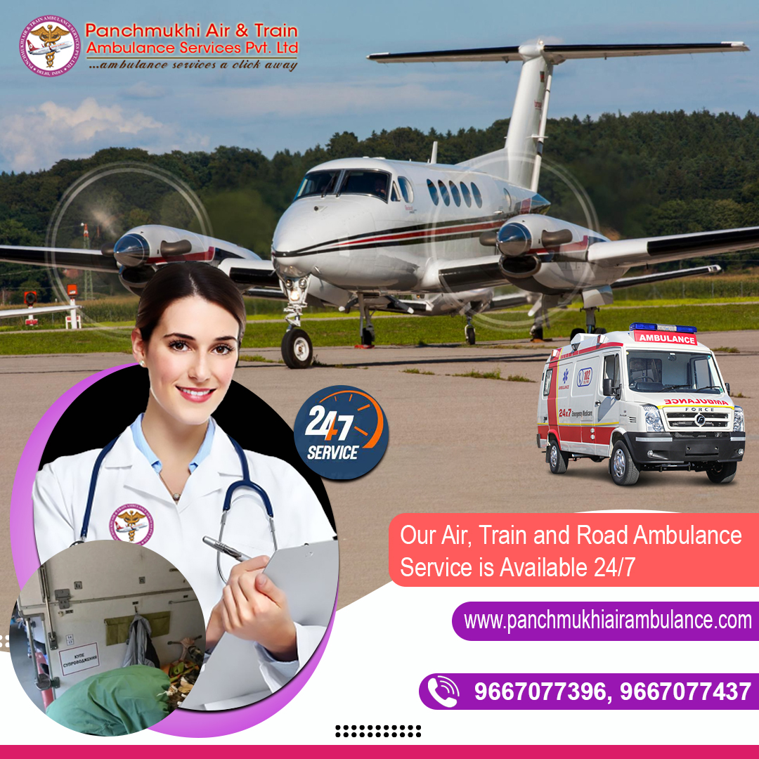 Panchmukhi Air Ambulance Services in Guwahati is a Reliable Source of Medical transportation.
