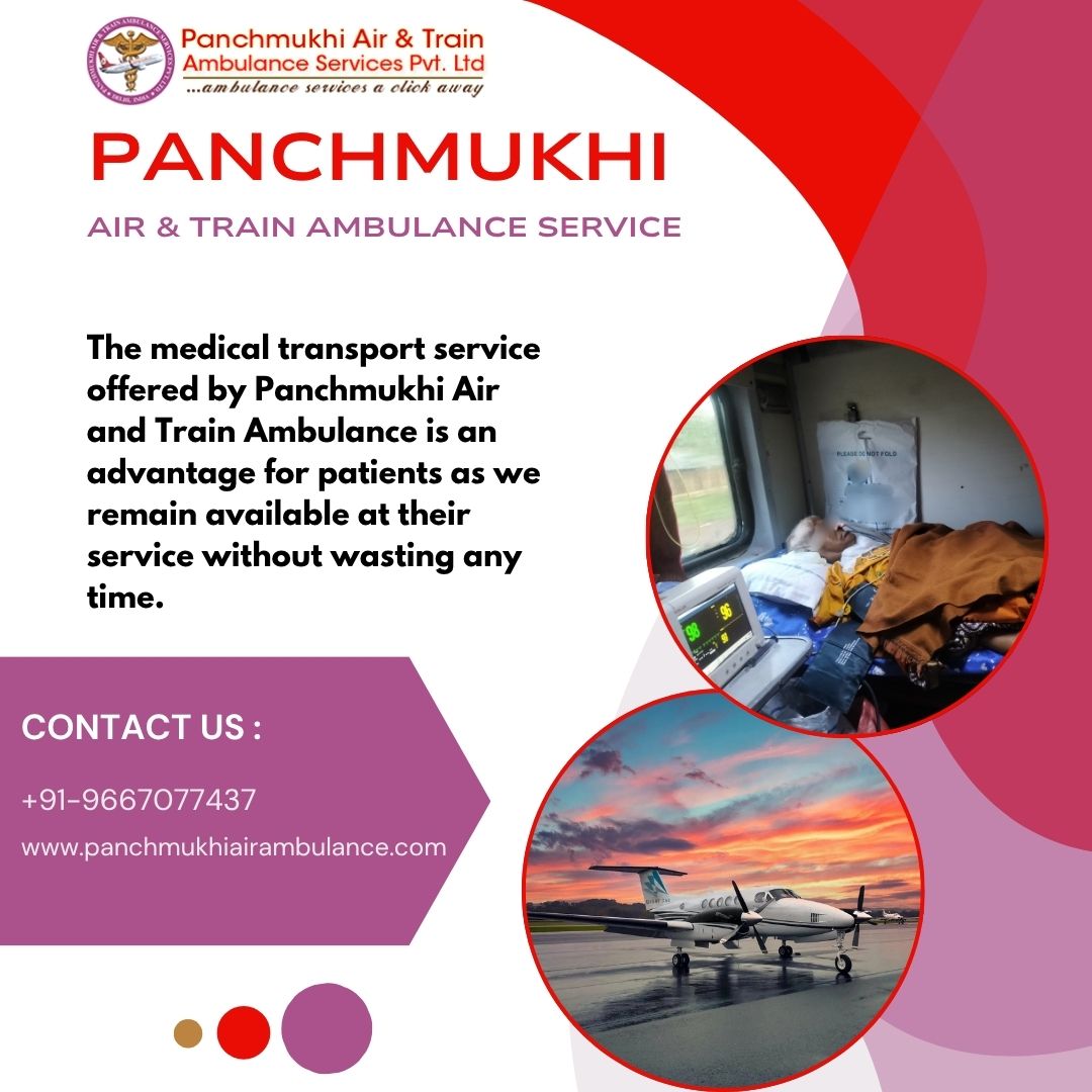 Unlimited Comfort and Safety can be experienced while traveling via Panchmukhi’s ICU Air and Train Ambulance in Mumbai