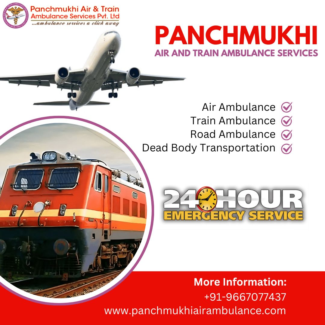 Panchmukhi’s Emergency Air and Train Ambulance in Mumbai Limits the Chances of Complications while Shifting Patients