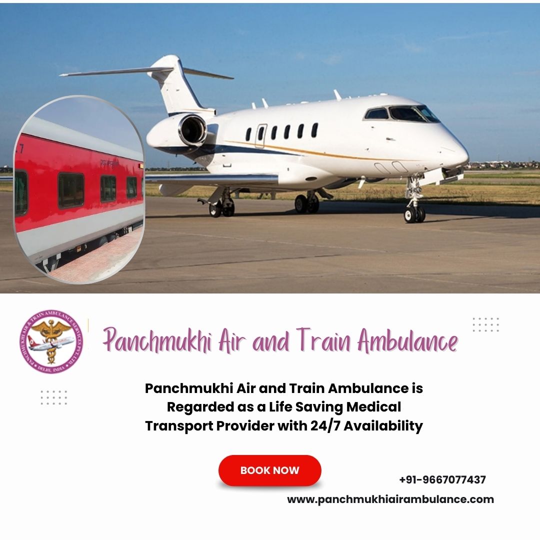 Panchmukhi’s Air and Train Ambulance Services in Patna is Considered a Helping Hand during Times of Emergency