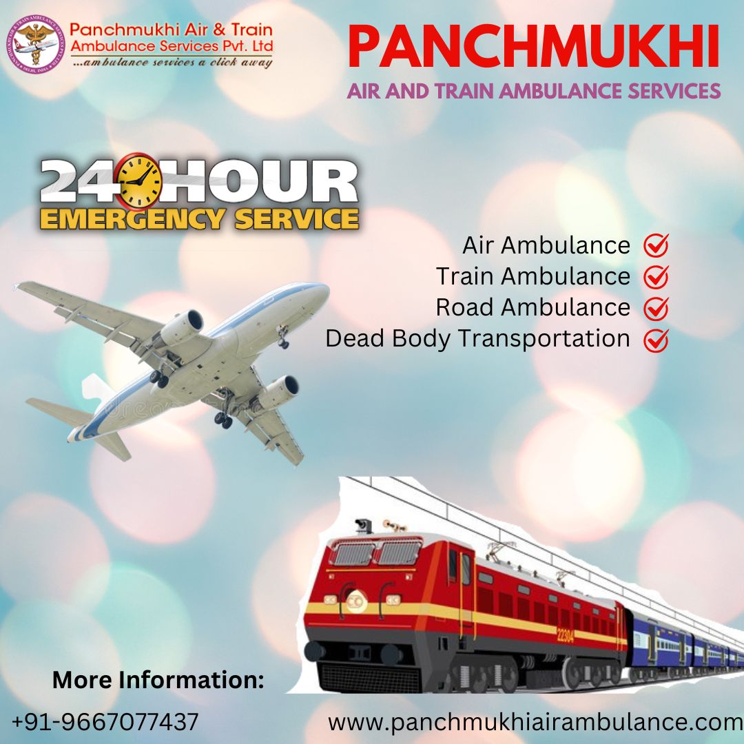 Get End-to-End Supplies of Medical Aids while Shifting Critical Patients via Panchmukhi’s Air and Train Ambulance Services in Patna