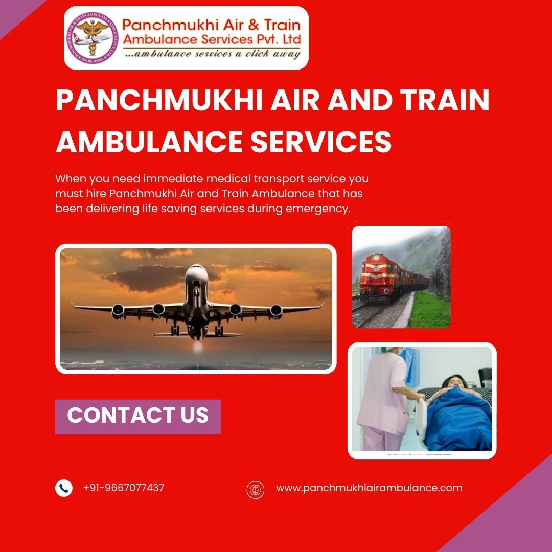 Panchmukhi’s Air and Train Ambulance Services in Mumbai Offers a Tailored Solution to Meet the Requirements of the Patients