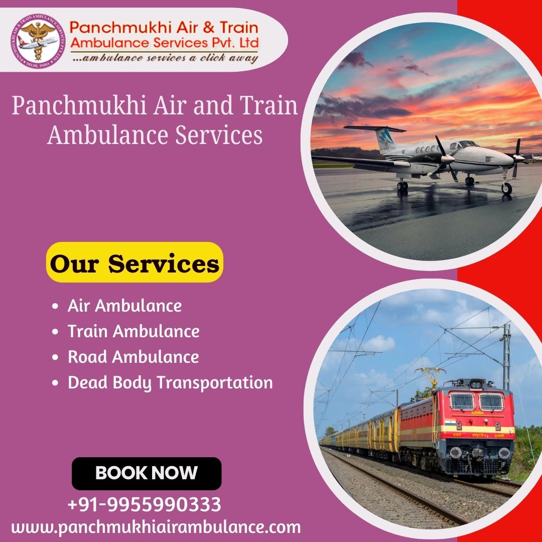 Panchmukhi’s Air and Train Ambulance Services in Bangalore is Known for Offering Stress Free and Comfortable Medical Transfer