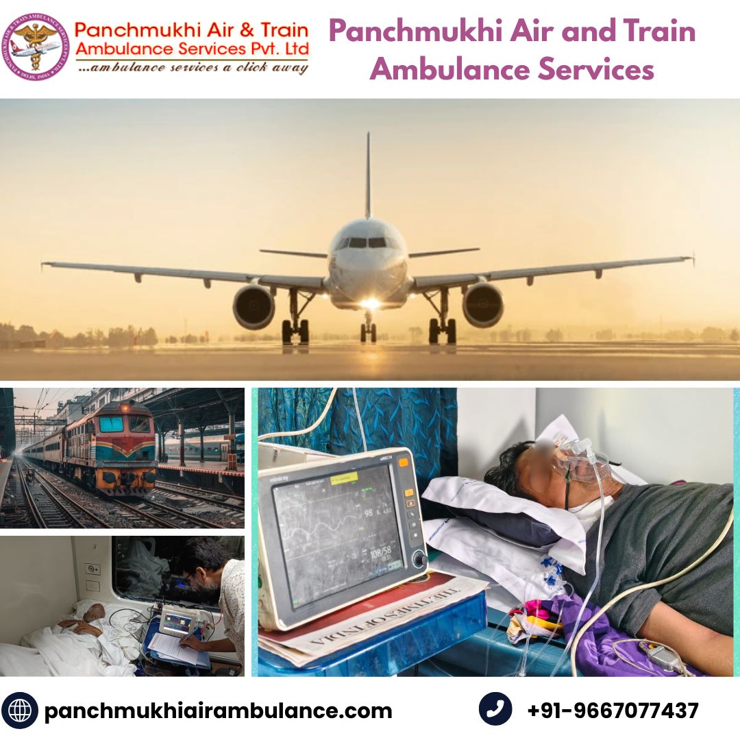 Medical Transport Services Organized at Panchmukhi’s Air and Train Ambulance Services in Bangalore would Help in Completing the Journey Safely