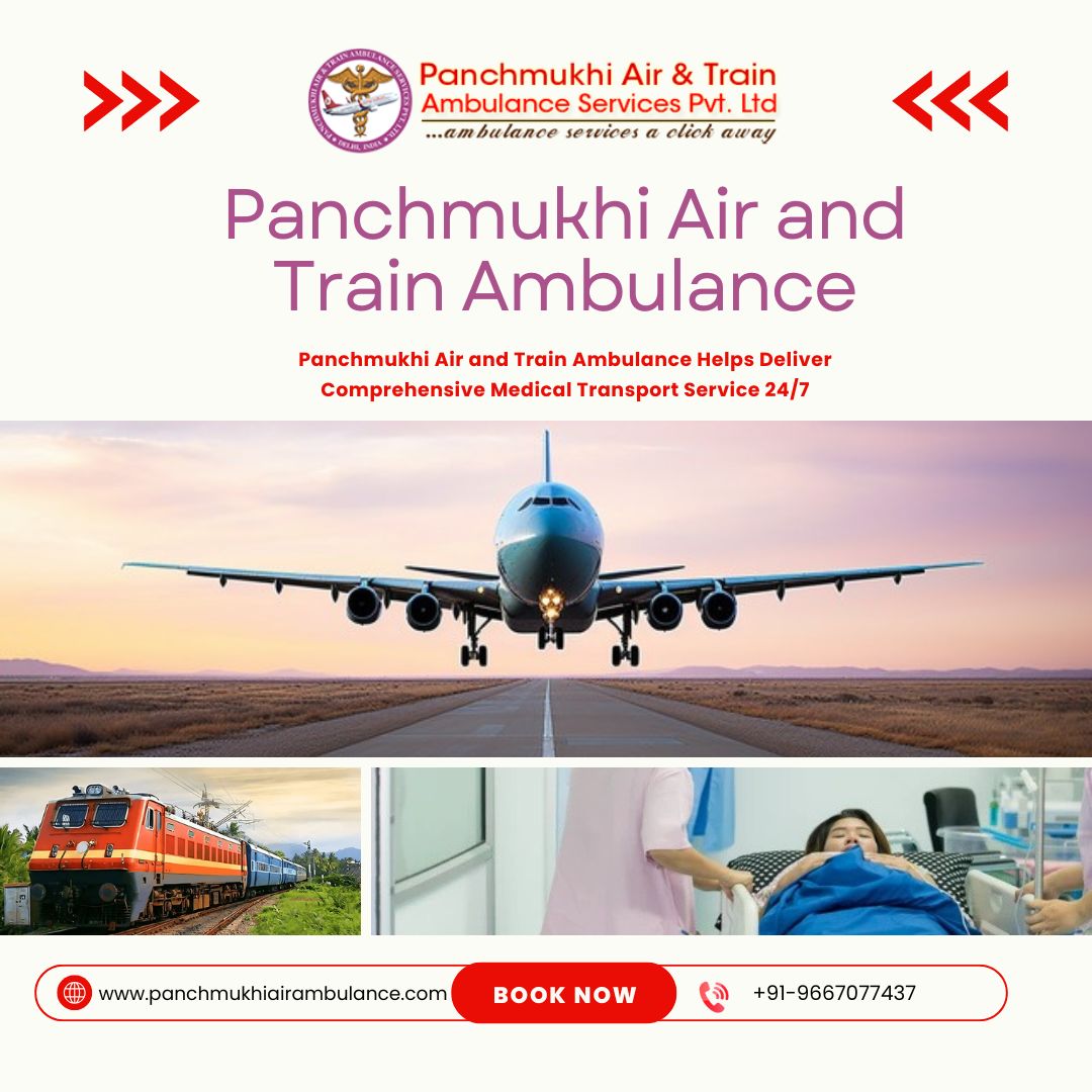 Repatriation via Panchmukhi’s Air and Train Ambulance Service in Mumbai is Arranged Based on the Emergency Situation