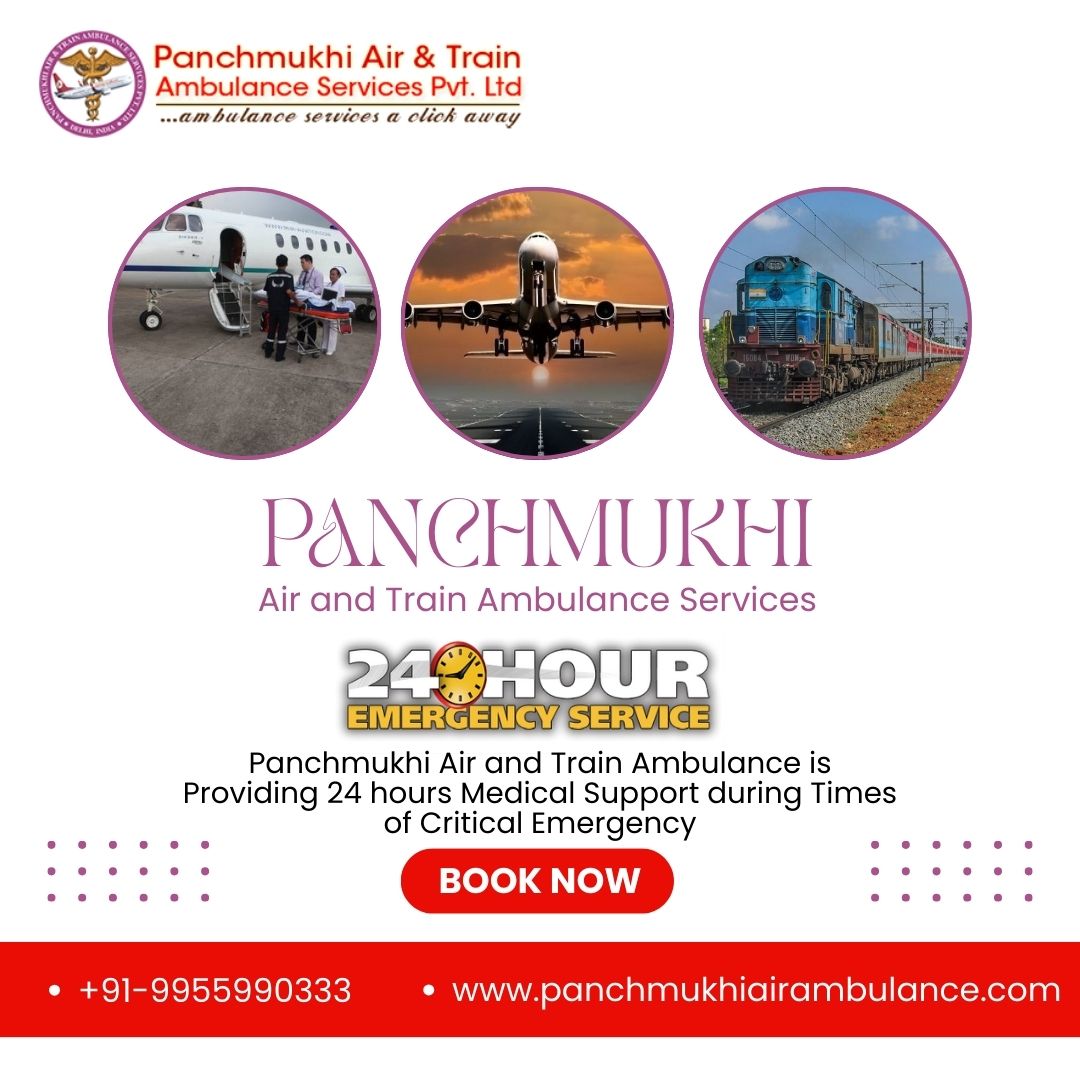 Medical Emergencies are Catered to with Extreme Safety at Panchmukhi’s Air and Train Ambulance Services in Patna