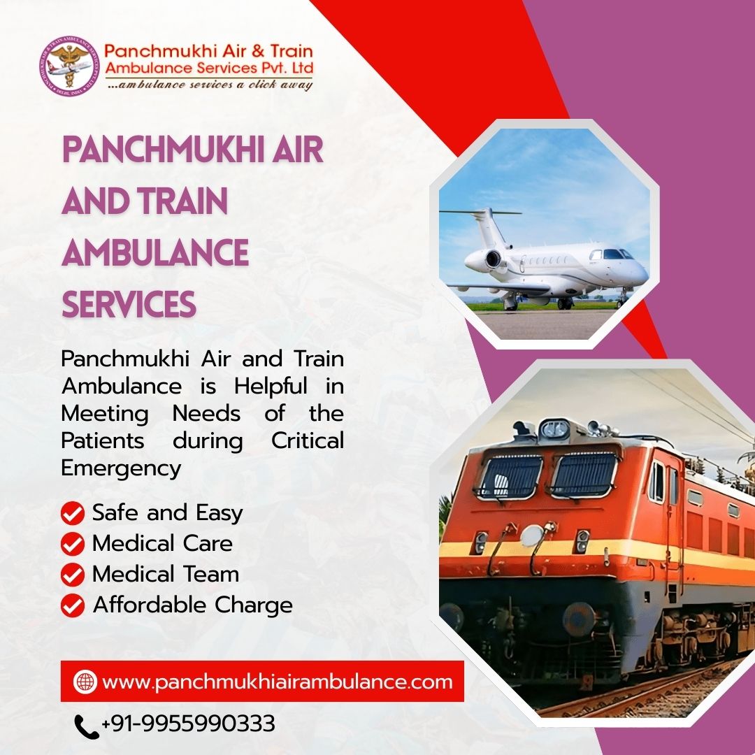 Panchmukhi’s Air and Train Ambulance Services in Bangalore has the Potential to Organize Safe Medical Transport