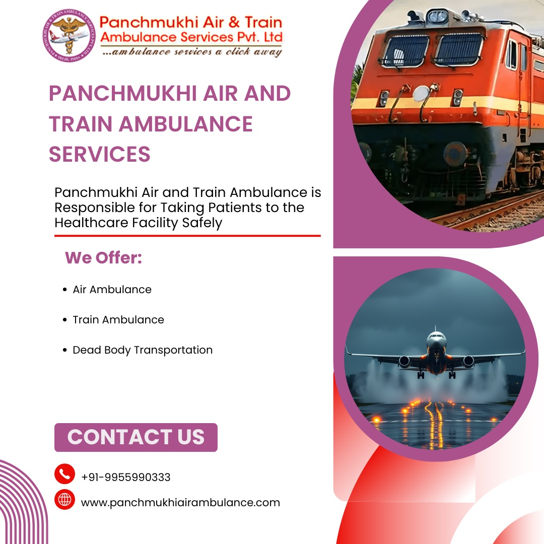 Panchmukhi’s Air and Train Ambulance Services in Mumbai has been a Leader in the Medical Transport Sector