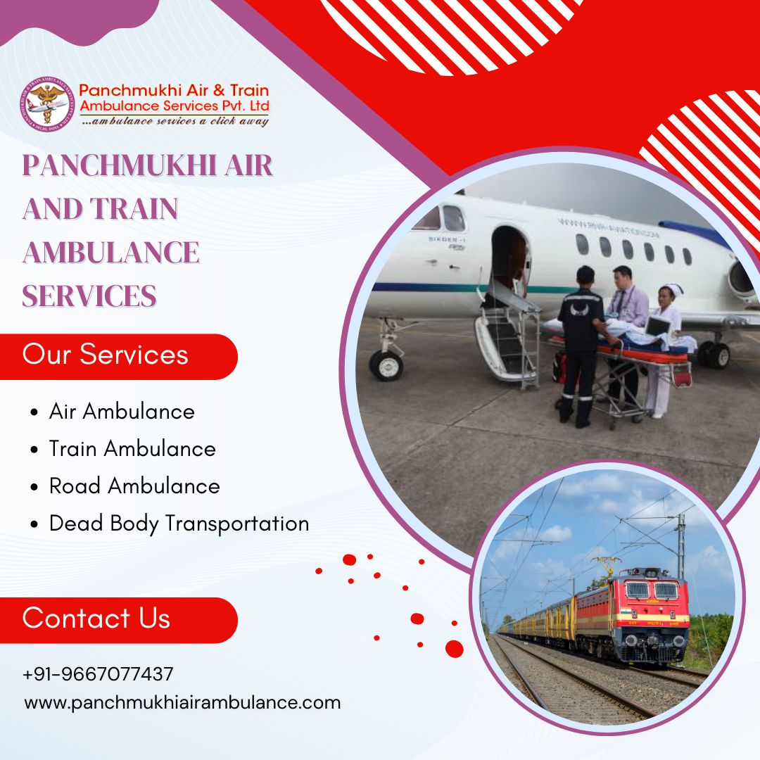 Book the Efficient Service Being Organized at Panchmukhi’s Air and Train Ambulance Services in Patna in an Emergency