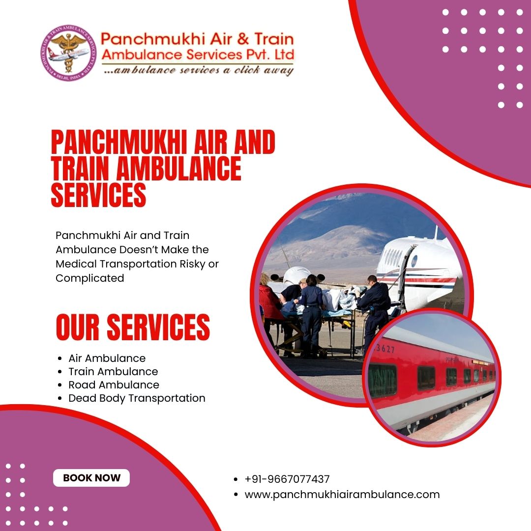 Panchmukhi’s Air and Train Ambulance Service in Hyderabad is Maintaining Complete Safety During the Process of Medical Transportation