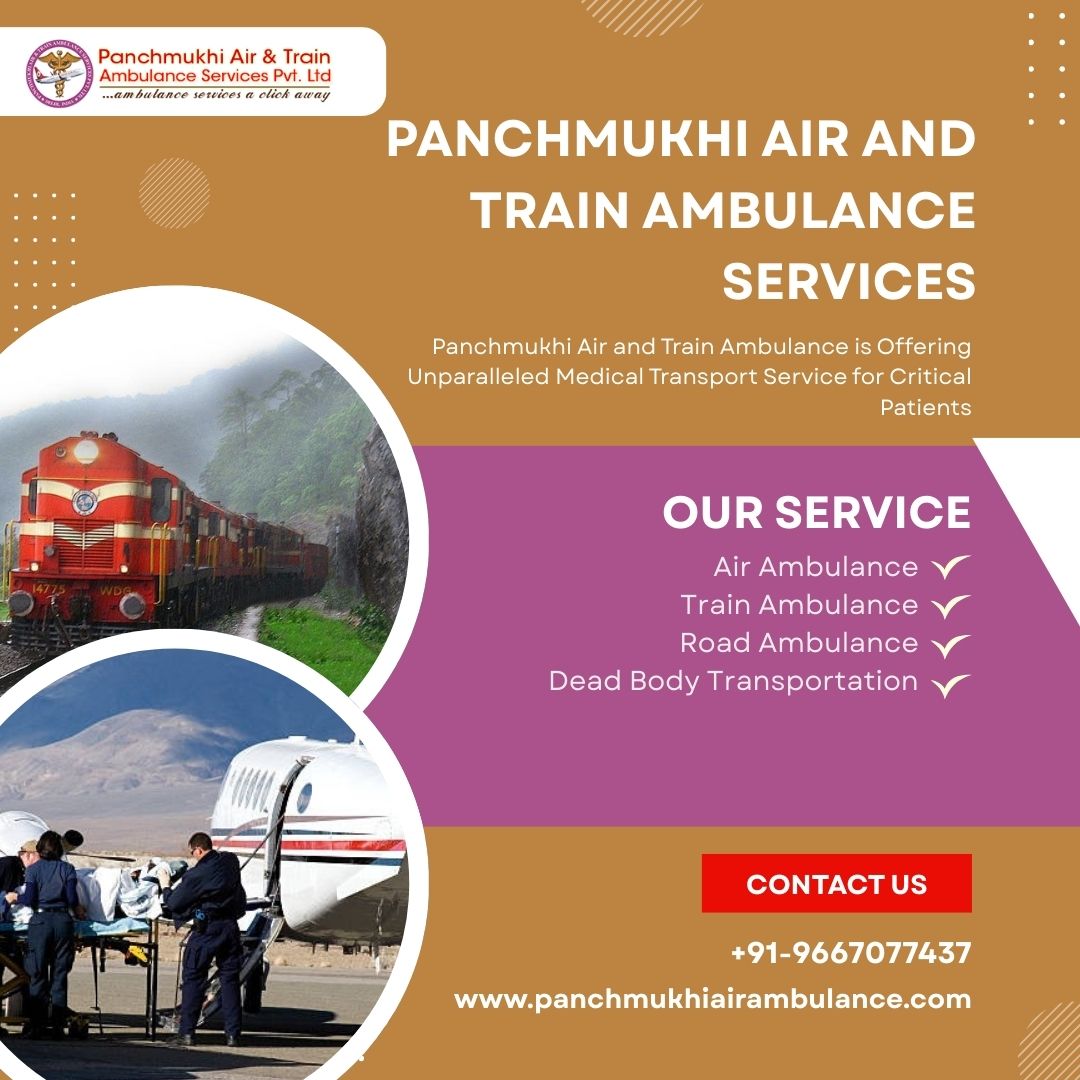 Get Expert Medical Transport Services with 24/7 Emergency Response at Panchmukhi’s Air and Train Ambulance Services in Bangalore