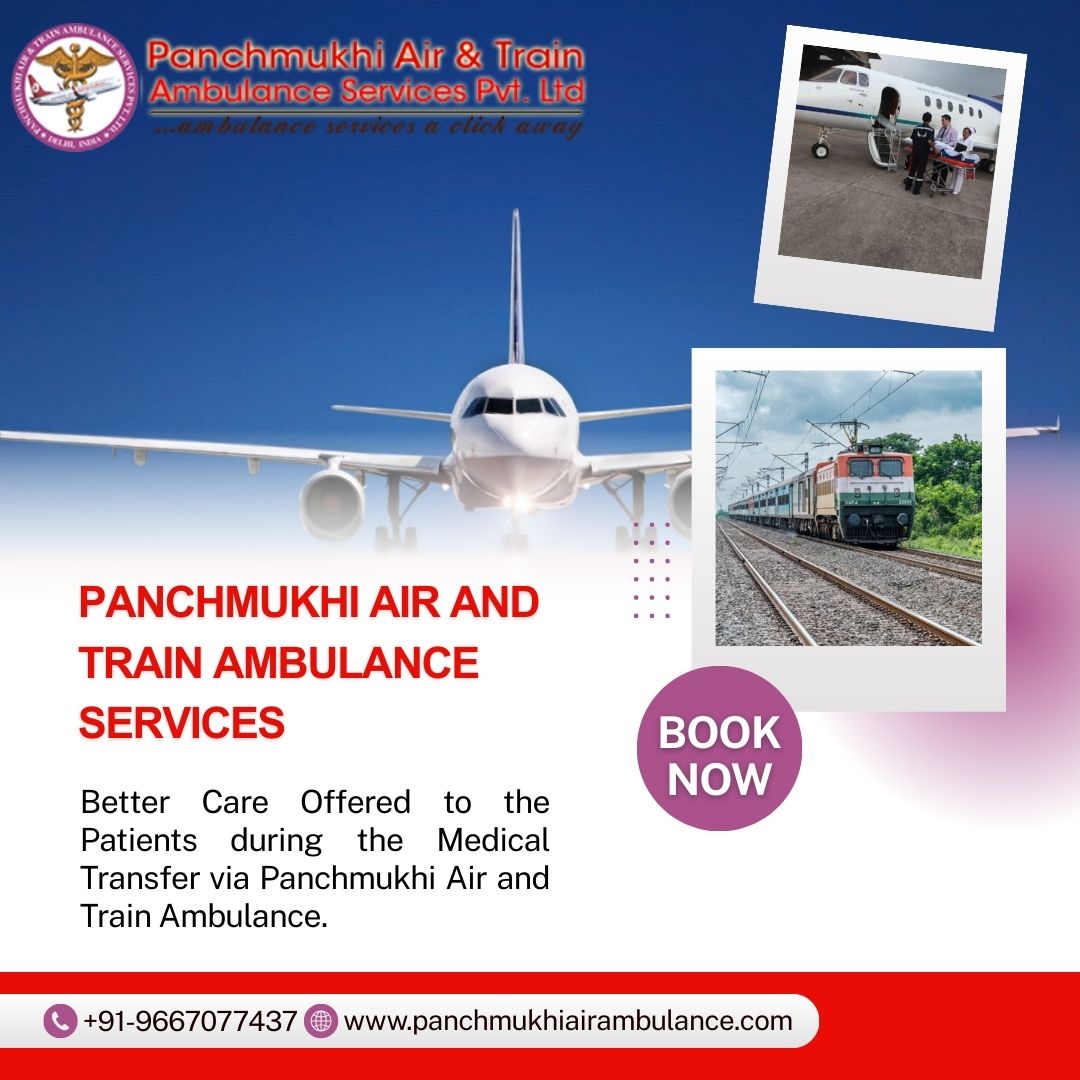 Relocate Patients without Any Fatal Consequences with the Help of Panchmukhi Air and Train Ambulance Service in Kolkata