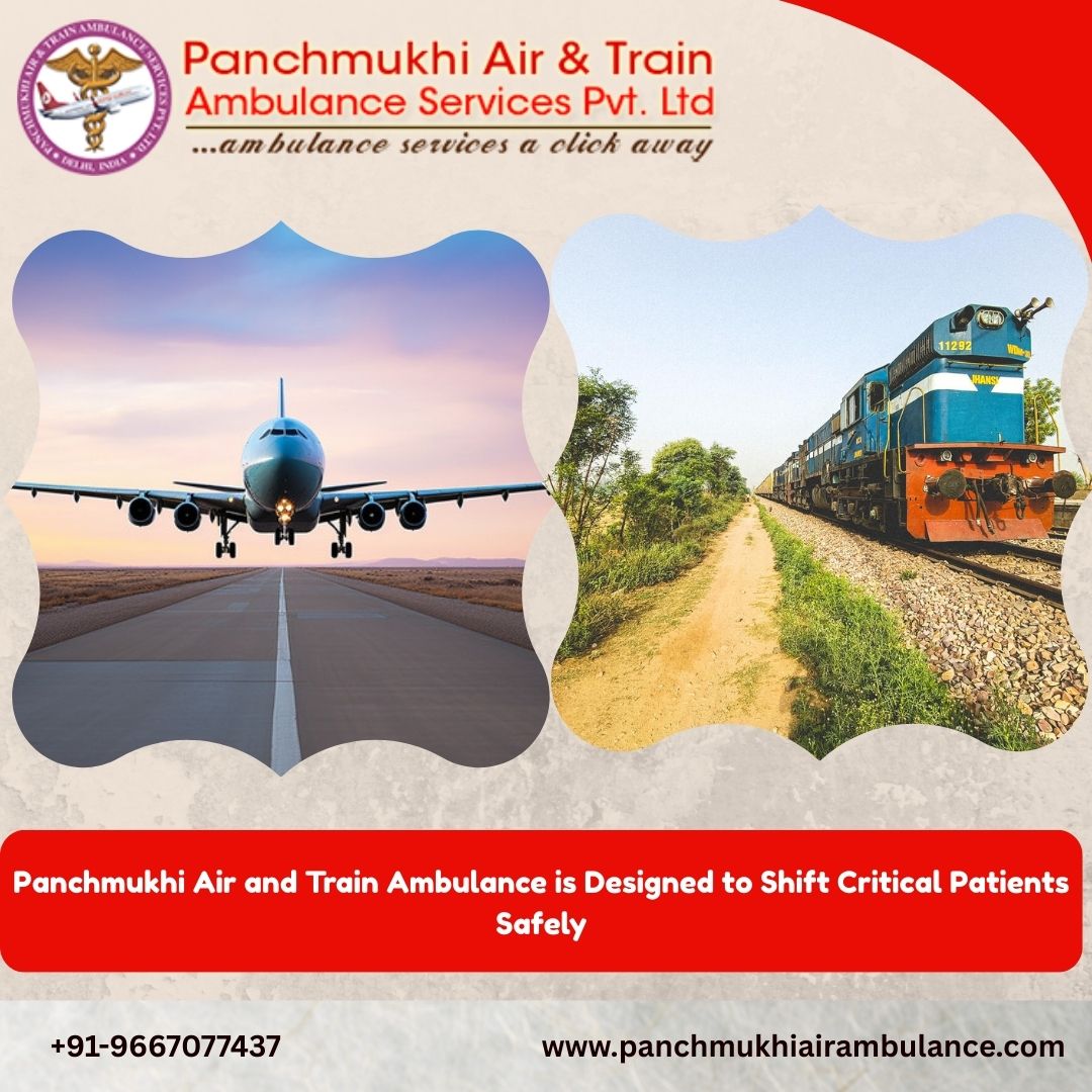 Panchmukhi’s Air and Train Ambulance Services in Bangalore is a Vital Component of the Healthcare Industry for Saving Your Lives