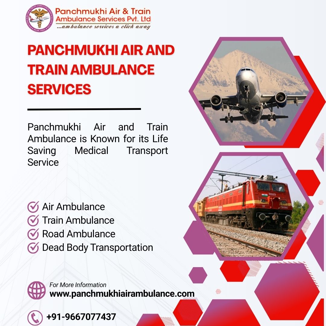 Patients are Offered Peace of Mind during the Medical Transfer via Panchmukhi’s Air and Train Ambulance Services in Hyderabad