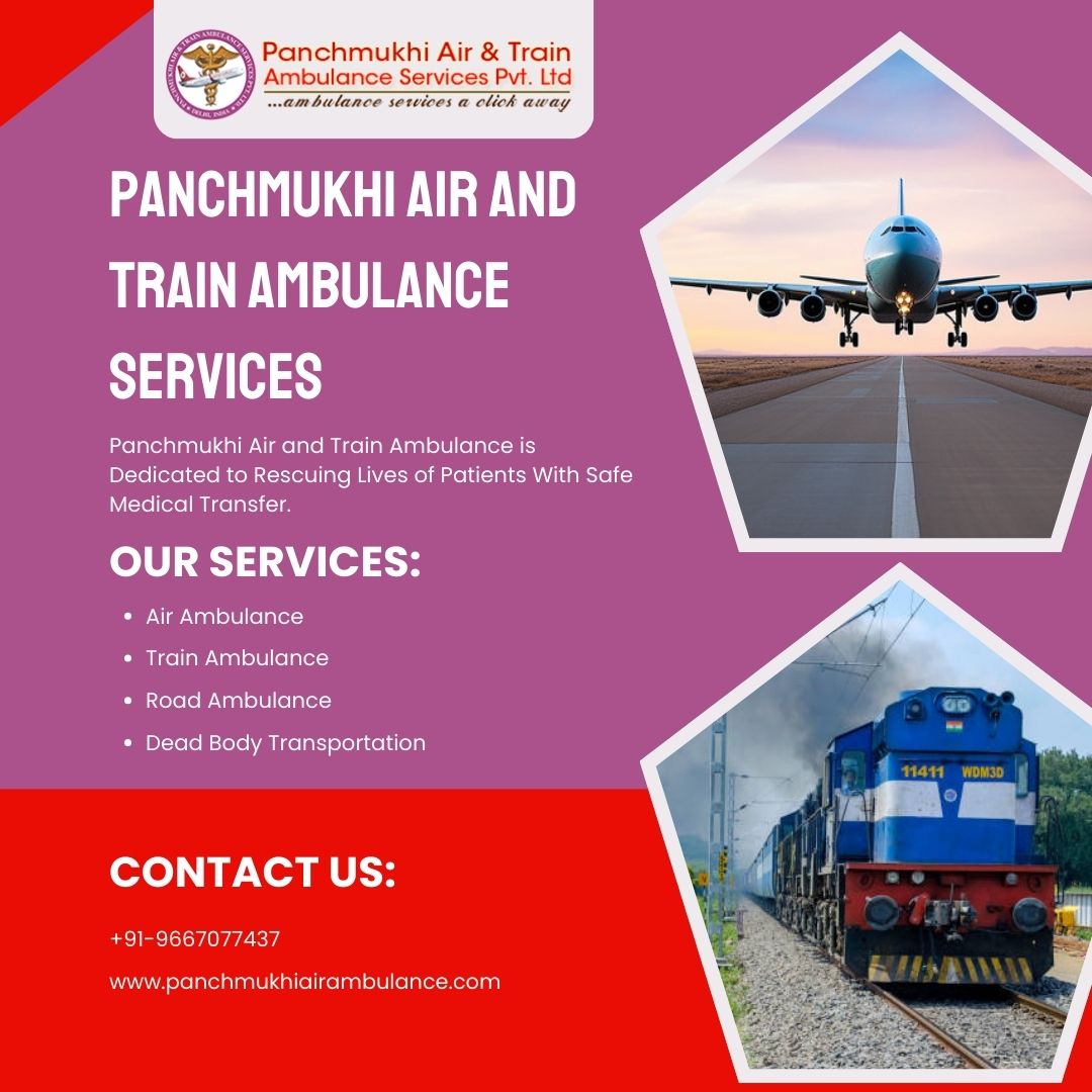 Panchmukhi’s Air and Train Ambulance Services in Kolkata Helps Relocate Patients in their Stable Best State