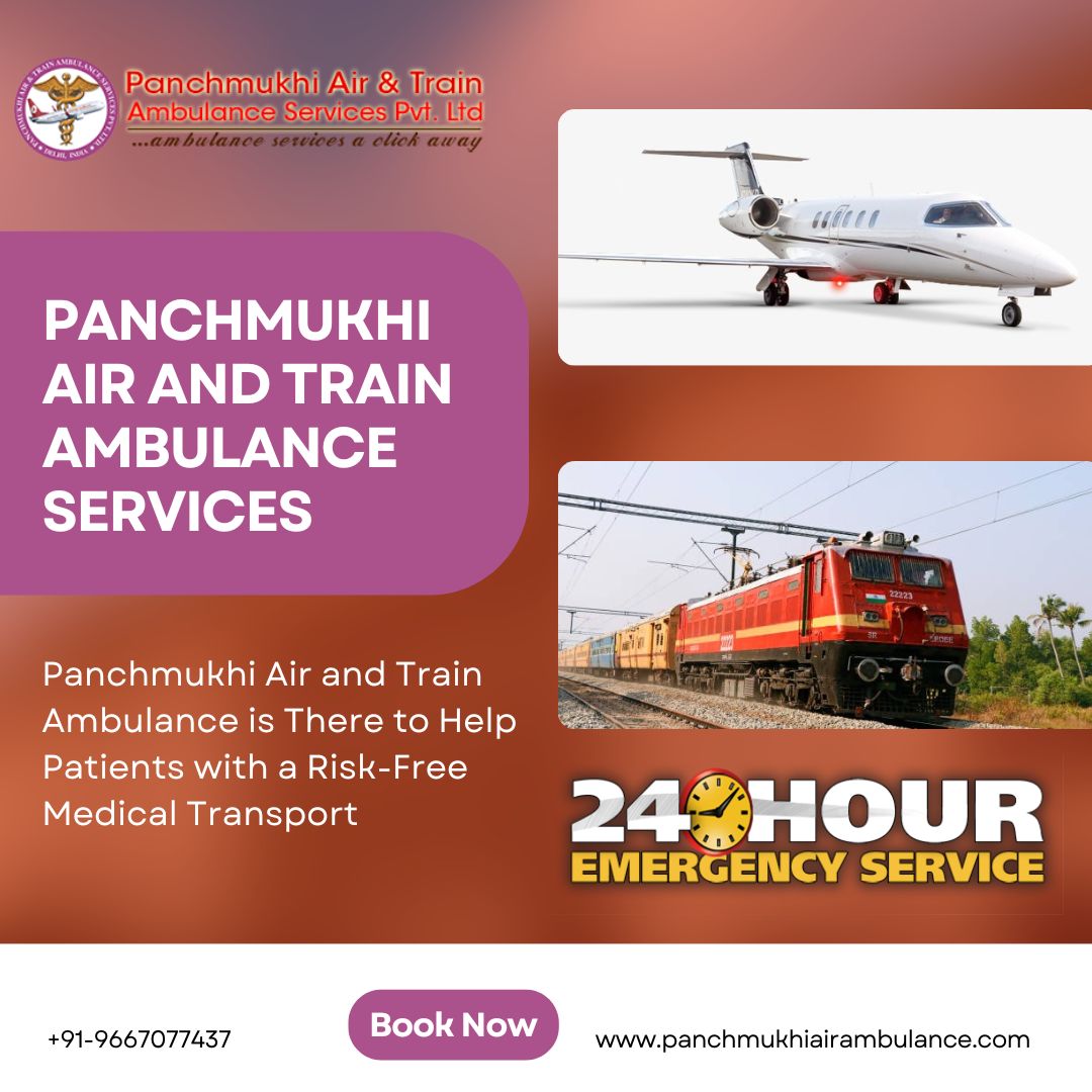 Panchmukhi’s Air and Train Ambulance Services in Ernakulam is Responsible for Concluding the Medical Transfer Safely