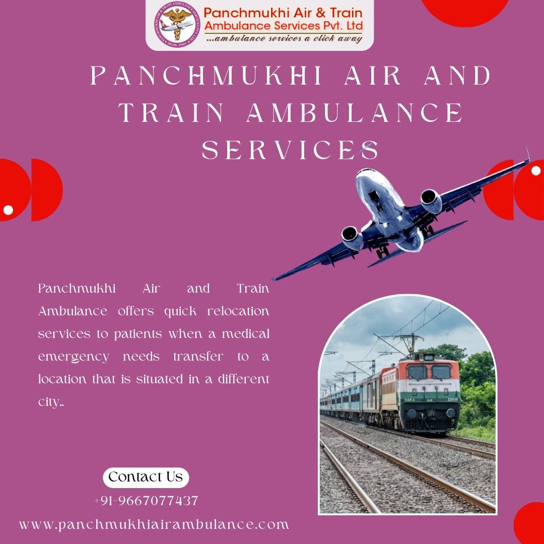 Panchmukhi’s Air and Train Ambulance Services in Ernakulam promise complete protection while Shifting Patients