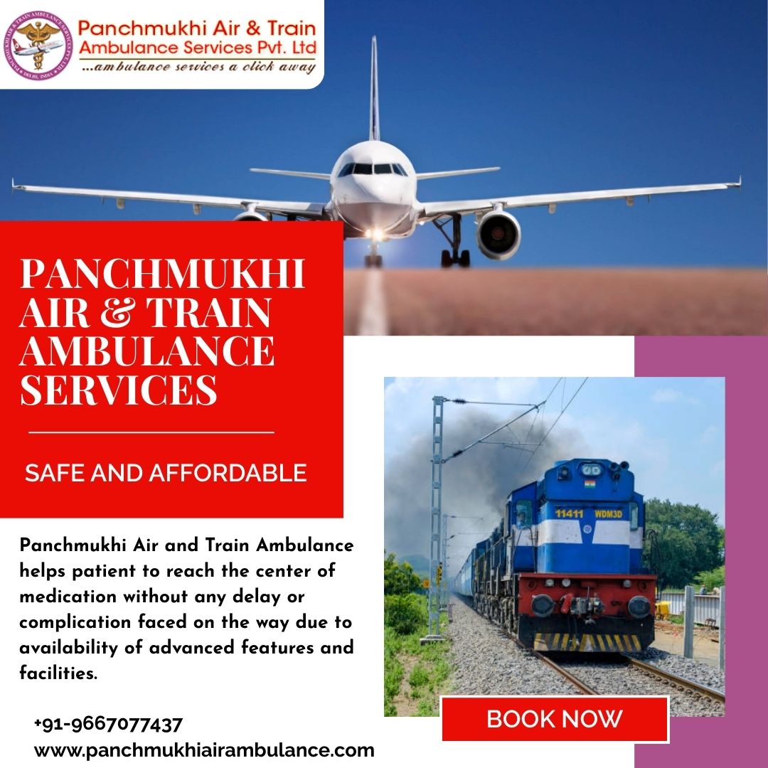 Panchmukhi’s Air and Train Ambulance Services in Varanasi is Renowned for its patient-centered approach during Times of Emergency