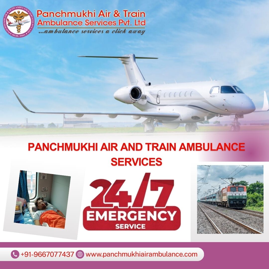 Panchmukhi’s Air and Train Ambulance Services in Patna promise to meet the Needs of the Patients in an emergency