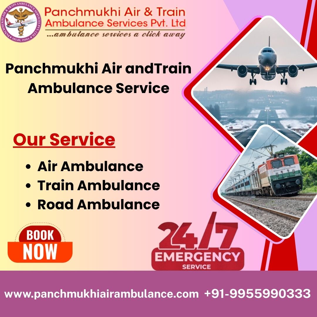 Traveling to a Different City can be taxing if not opting for Panchmukhi’s Air and Train Ambulance Services in Ranchi