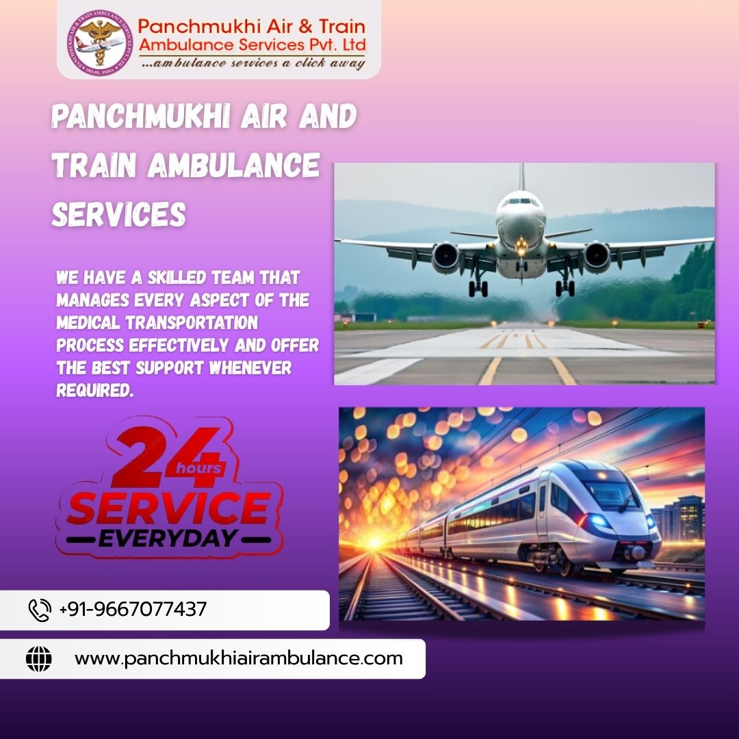 Take the Best Support of Panchmukhi Air Ambulance in Siliguri during an emergency