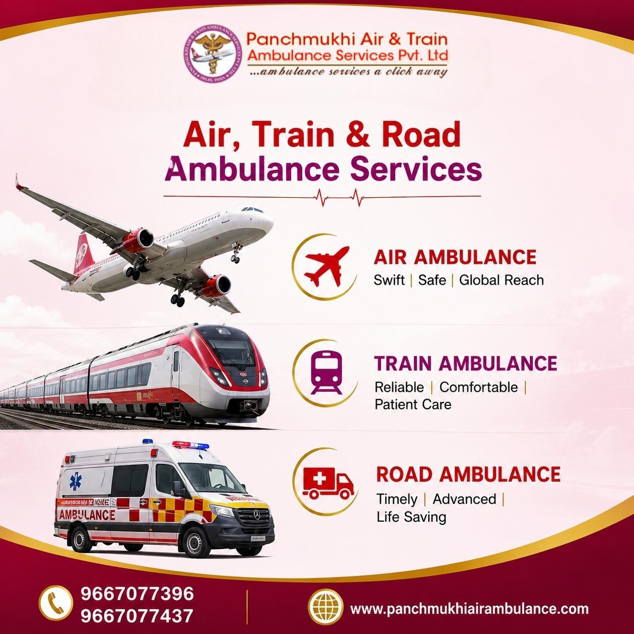Panchmukhi Air Ambulance Service in Ranchi Arranges Emergency Medical Transit in Urgency
