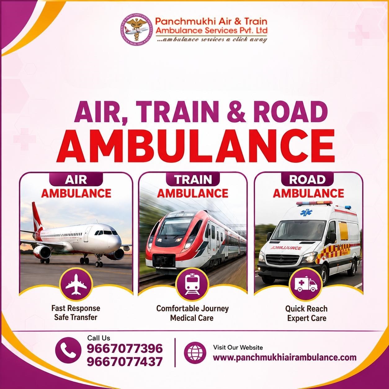 Feel at Ease while Traveling via Panchmukhi Air Ambulance in Kolkata
