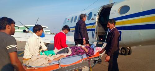 Panchmukhi Air Ambulance from Guwahati to Delhi