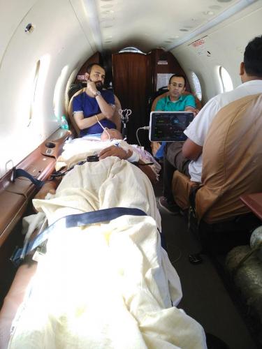 Panchmukhi Air Ambulance with Medical Team