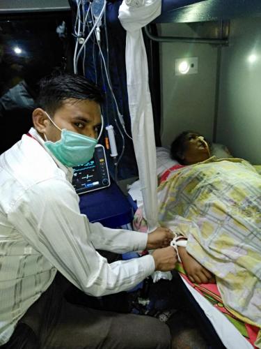Panchmukhi Train Ambulance with MD Doctor
